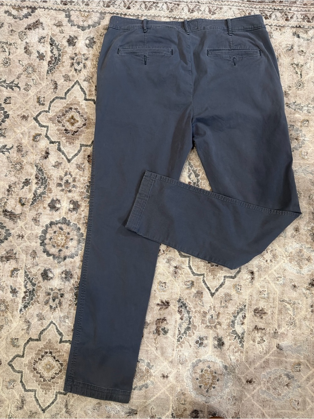 Abercrombie & Fitch Dark Navy Chinos